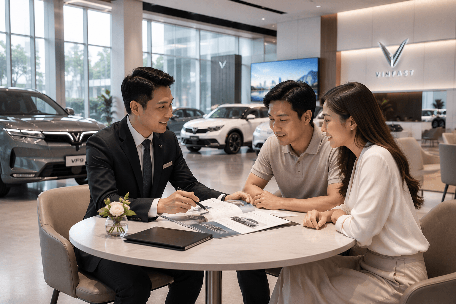 Nhân viên tư vấn khách hàng